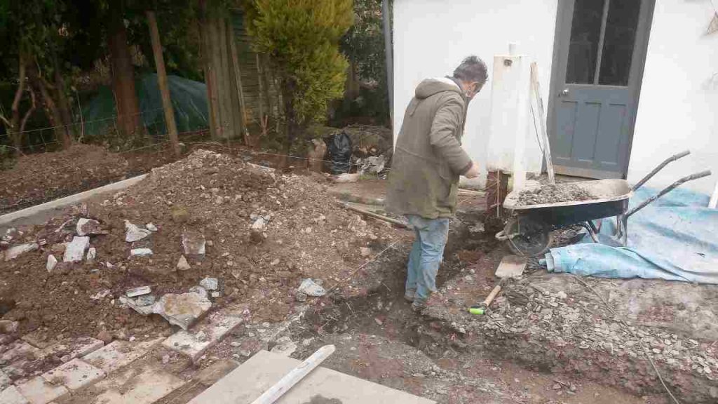 digging footings