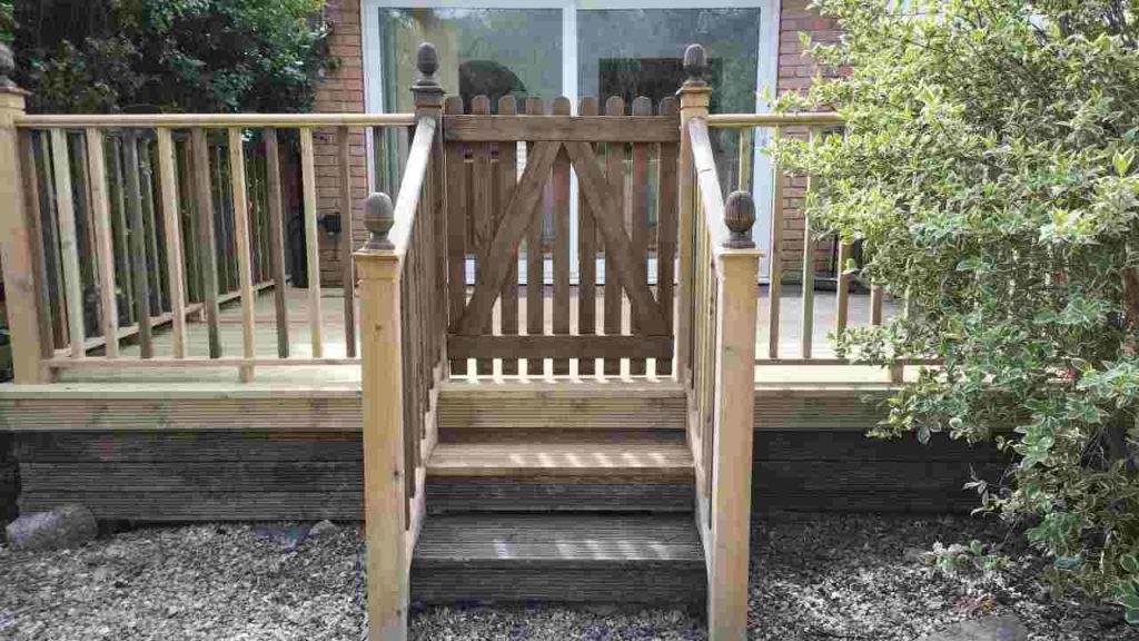 repairing decking finished- replaced duck boards, hand rails, spindles and several joists