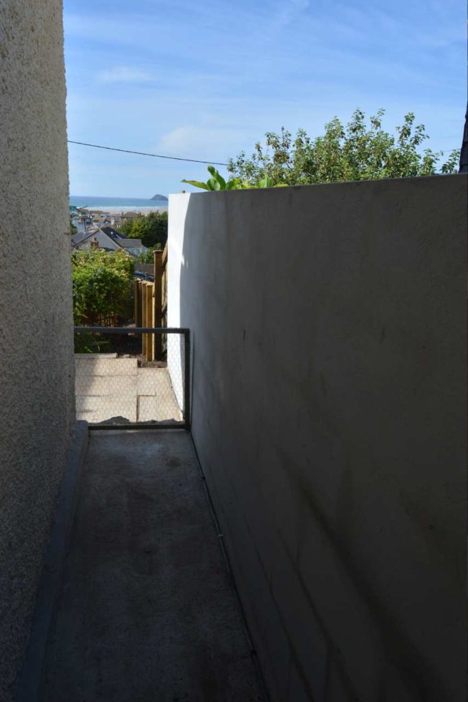 Finished wall